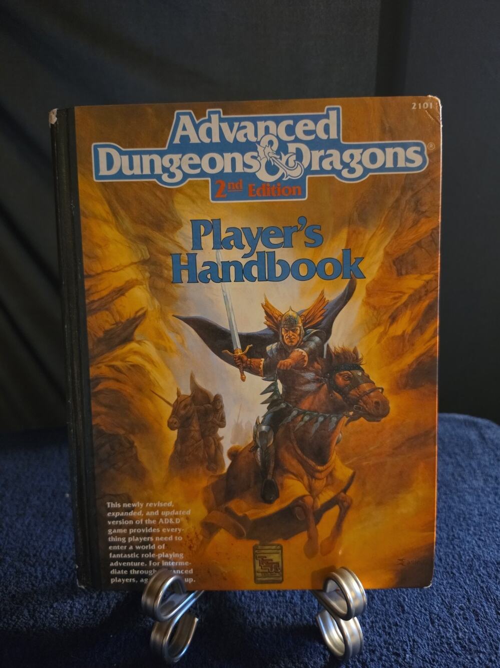PLAYER'S HANDBOOK Advanced Dungeons Dragons AD&D 2nd Edition #2101 HC TSR Realms